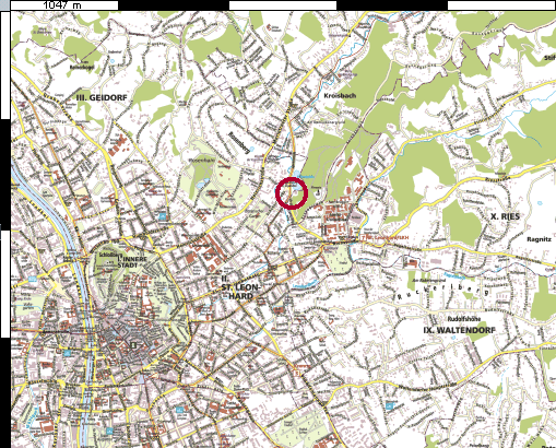 Stadtplan zum Hilmteichschl&ouml;&szlig;l (kleiner Zoom)