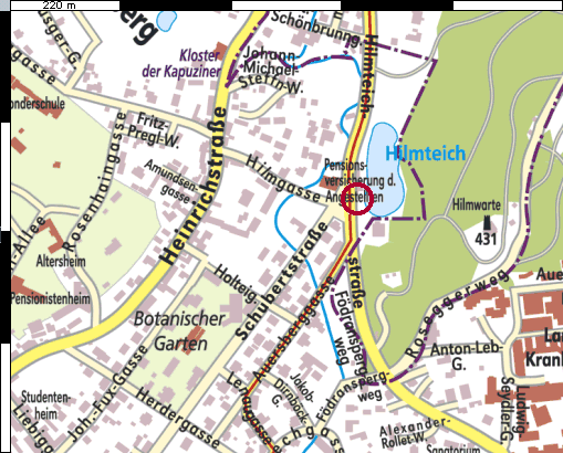 Stadtplan zum Hilmteichschl&ouml;&szlig;l (gro�er Zoom)